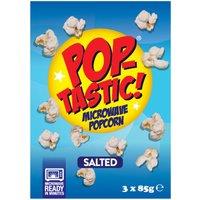 Pop-Tastic! Salted Microwave Popcorn 3 x 85g