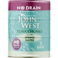 John West Tuna Chunks with a Little Spring Water 3 x 100g
