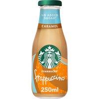 Starbucks Frappuccino Caramel Flavoured Milk Iced Coffee No Added Sugar* 250ml
