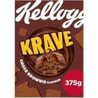 Kellogg's Krave Choco Brownie Breakfast Cereal 375g