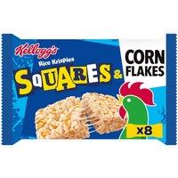 Kellogg's Squares & Corn Flakes Rice Krispies Bars 8 x 31g (248g)