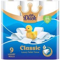 Little Duck Classic Luxury Toilet Tissue 9 Rolls