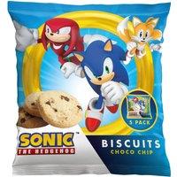Sonic The Hedgehog Choco Chip Biscuits 5 x 20g (100g)