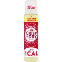 Crisp 'N Dry Vegetable Oil 200ml Spray Oil