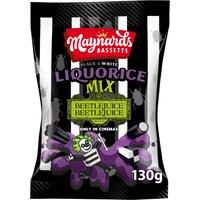 Maynards Bassetts Limited Edition Black & White Liquorice Mix 130g