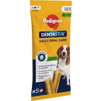 PEDIGREE DENTASTIX Daily Dental Chews Medium Dog Treat 5 Sticks