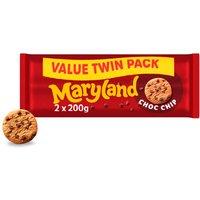 Maryland Cookies Chocolate Chip Twin Pack 400g