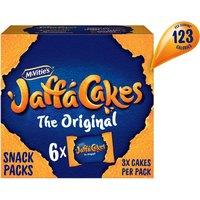 McVitie's Jaffa Cakes Original Chocolate Biscuits Snack Pack 6 x 3 Cakes, 198g