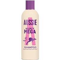 Aussie Mighty Mega Shampoo 300ml. Gently Cleansing Shampoo for Soft and Shiny Hair