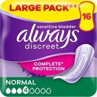 Always Discreet Incontinence Pads Normal