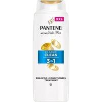 Pantene Pro-V Classic Clean 3 in 1 Shampoo 600ml for Normal and Mixed Hair