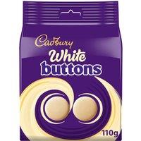 Cadbury White Buttons Chocolate Bag 110g