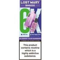 Lost Mary BM6000 Blueberry Sour Raspberry 20mg/ml