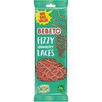 Bebeto Fizzy Strawberry Laces 220g