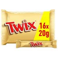 Twix Chocolate Biscuit Bars with Caramel Bag Fun Size Chocolates Multipack 333g
