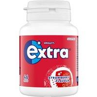 Extra Strawberry Flavour Sugarfree Chewing Gum Bottle 46 Pieces