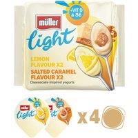 Mller Light Cheesecake Inspired Yogurts 4 x 150g (600g)