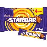 Cadbury Starbar Chocolate Bar 4 Pack Multipack 148g
