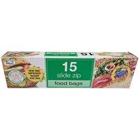 TidyZ 15 Slip Zip Food Bags