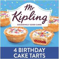 Mr Kipling 4 Birthday Cake Tarts