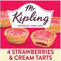 Mr Kipling 4 Strawberries & Cream Tarts