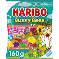 HARIBO Buzzy Bees Fruit Flavour Jelly & Foam Sweets Sharing Bag 160g