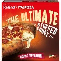 Italpizza The Ultimate Stuffed Crust Double Pepperoni 465g