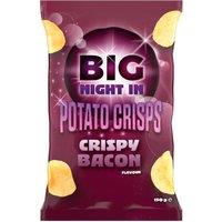 Big Night In Crispy Bacon Flavour Potato Crisps 150g
