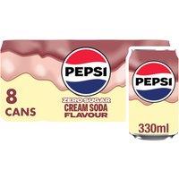 Pepsi Treats Cream Soda Flavour Cans 8 x 330ml