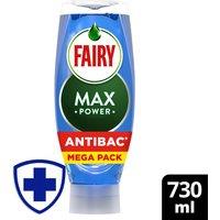 Fairy Max Power Washing Up Liquid Antibacterial 730ML