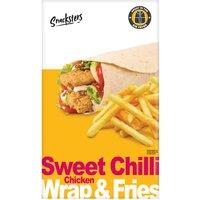 Snacksters Sweet Chilli Chicken Wrap & Fries 278g