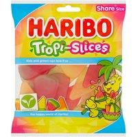 HARIBO Tropi-Slices Jelly & Chewy Fruit Gums Sweets Sharing Bag 150g