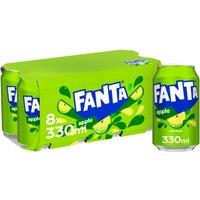 Fanta Apple Zero 8 x 330ml Can