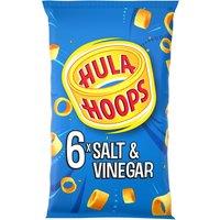 Hula Hoops Salt & Vinegar Multipack Crisps 6 Pack