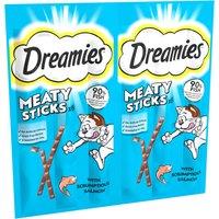 DREAMIES Meaty Sticks Adult Cat Treats with Scrumptious Salmon 30g
