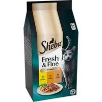 SHEBA Fresh & Fine Adult Wet Cat Food Chicken &Turkey Gravy 6x50g Pouches