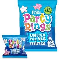Fox's Biscuits Party Rings Minis Under The Sea 6 Snack Bags