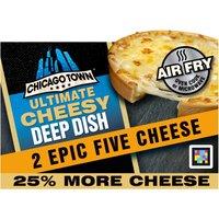 Chicago Town Ultimate Cheesy Deep Dish Epic Five Cheese on a Cheesy Sauce Pizza 2 x 164 (328g)