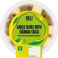 Deli Speciale Garlic Olives with Cheddar Cheese 150g