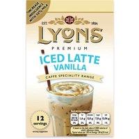 Lyons Iced Latte Vanilla 180g (12x15g)