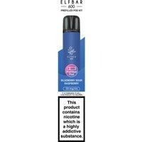 Elfbar 600 Blueberry Sour Raspberry Prefilled Pod Kit 20mg