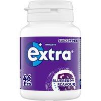 Extra Blueberry Flavour Sugarfree Chewing Gum Bottle 46 Pieces