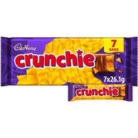 Cadbury Crunchie Chocolate Bar 7 Pack Multipack 182.7g (7 x 26.1g)