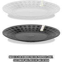 Diamond Plastic Plate 26.5cm