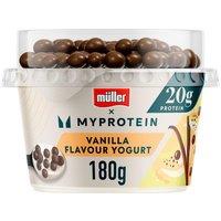 Muller Myprotein High Protein Vanilla Yogurt with Chocolate Balls