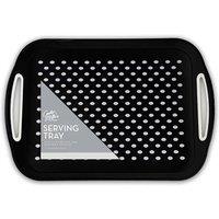 Black Large Anti Slip Serving Tray