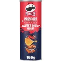 Pringles Limited Edition Passport Flavours Chinese Style Sweet & Sticky Wings Flavour 165g