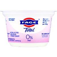 Fage Total 0% Fat Natural Fat Free Greek Recipe Strained Yoghurt 150g