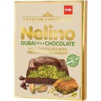 Nelino Dubai Style Chocolate Milk Chocolate with Pistachio and Kadayif 62g