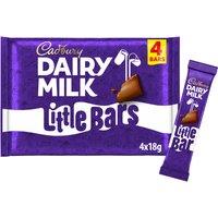 Cadbury Dairy Milk Little Bars 4 Pack Multipack 72g